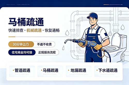 长乐马桶疏通