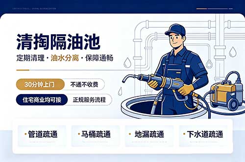 长乐清掏隔油池